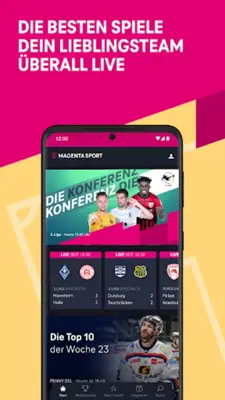 MagentaSport - Dein Live-Sport android App screenshot 15