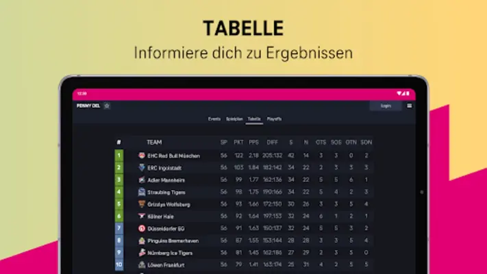 MagentaSport - Dein Live-Sport android App screenshot 1