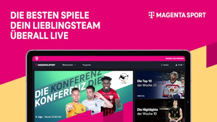 MagentaSport - Dein Live-Sport android App screenshot 7